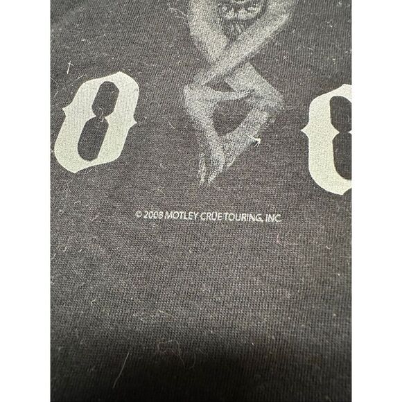 Motley Crüe y2k 2008 CrüeFest Saints of Los Angeles Tour TShirt Vintage Band Tee - Picture 5 of 7